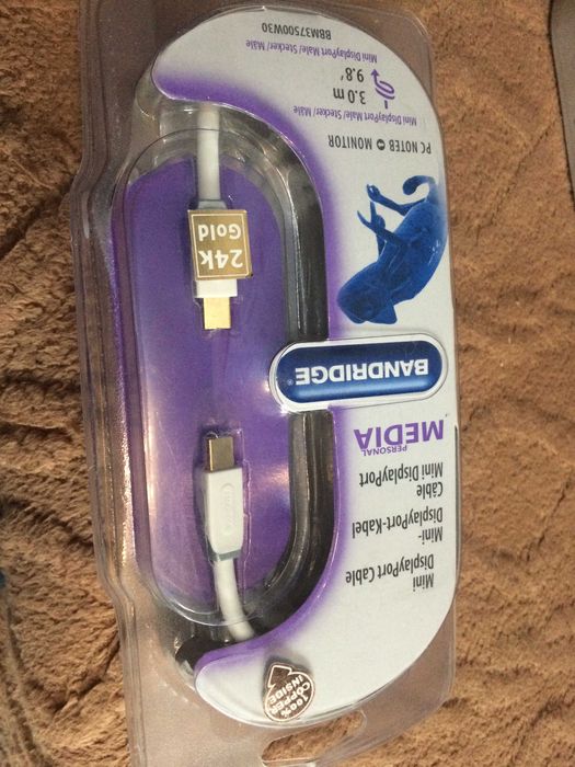 Bandridge Mini Display Port Adapter Cable