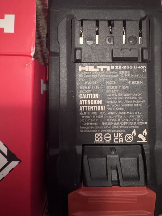 Acumulator 12Ah baterie noua Hilti Nuron B 22-255 Li-ion