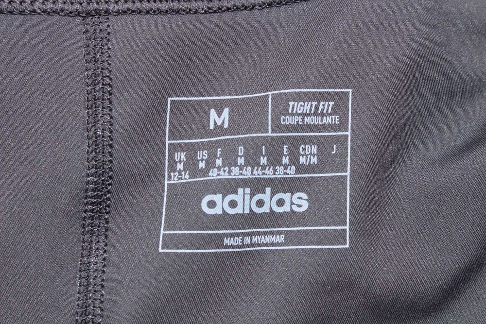 Adidas дамски оригинален клин черен висока талия за фитнес М