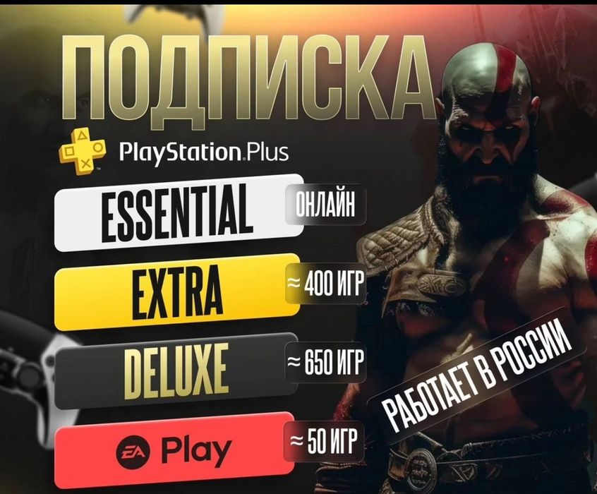 Подписки для PlayStation