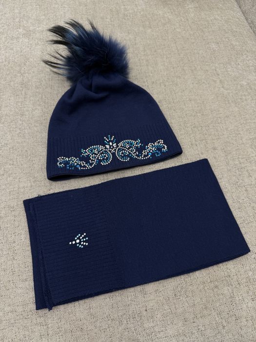 Комплект Шапка + Шарф для девочек