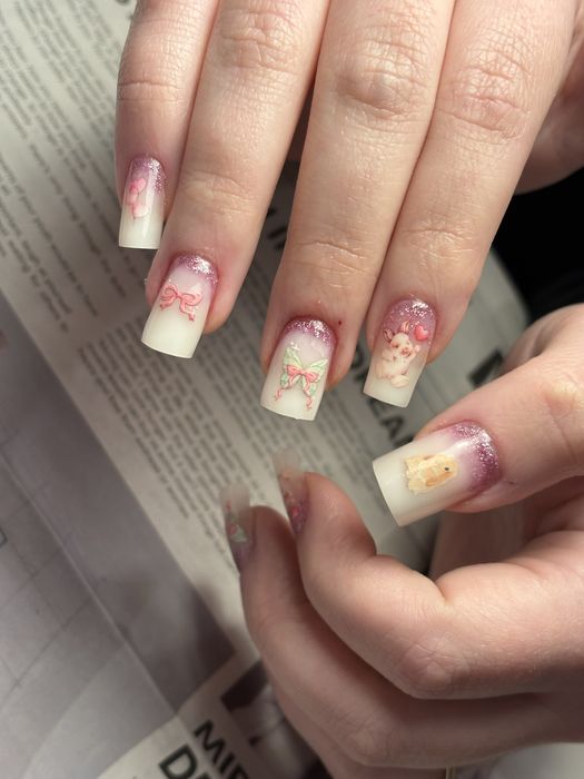 Manichiura cu gel/oja semi