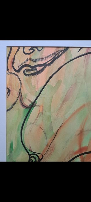 Acuarelă," Fără titlu", Leon Mișosniky.