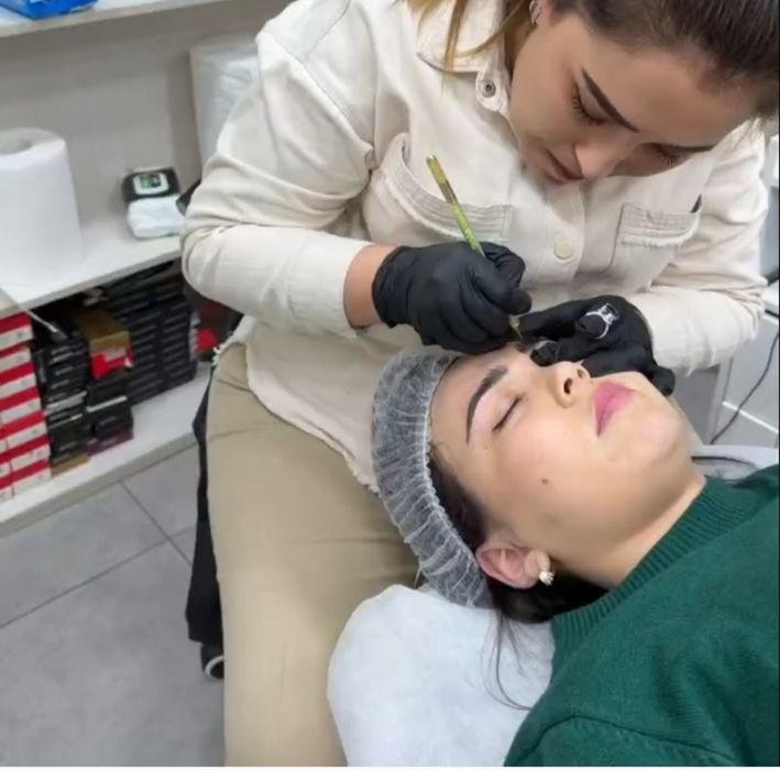Microblading qosh tolalari, permanent lab Kombo mix.  Бровей волосков