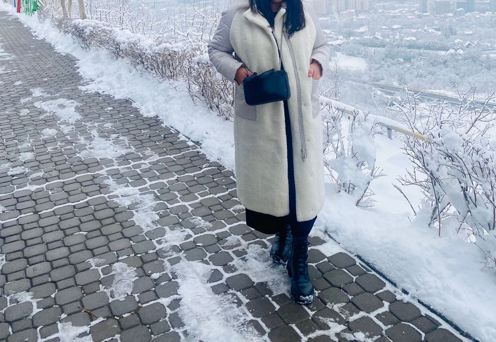 куртка овчина воротник норка