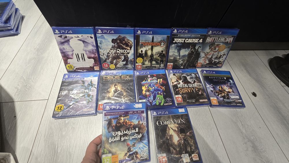 Много новых дисков для play station 4, 5 xbox one switch