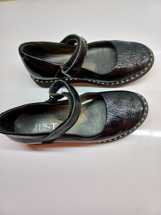 Туфли школьные, кожаные