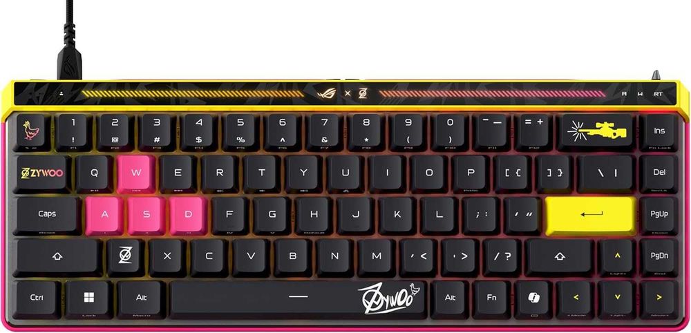 ASUS ROG Falchion Ace HFX Hall Effect Wired Gaming Keyboard – 65% TKL