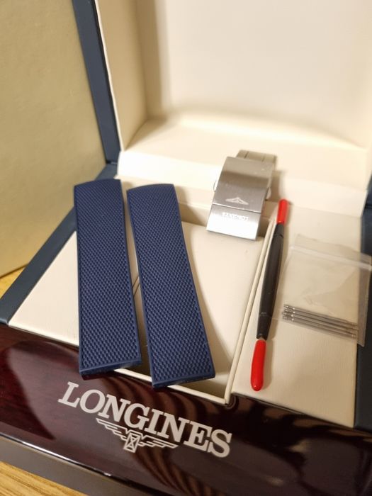 Curea Ceas Longines Hydroconquest din silicon + catrama