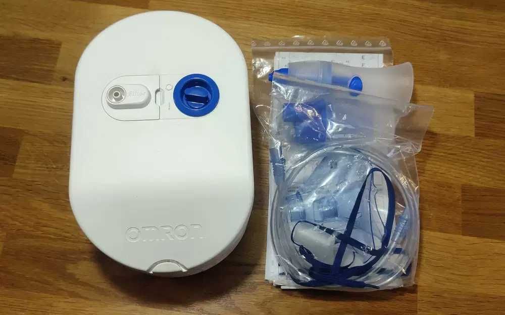 Nebulizator 2 in 1 cu compresor si dus nazal Omron X102 Total, Aerosol