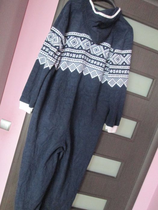 salopeta bleumarine cu gluga M/L