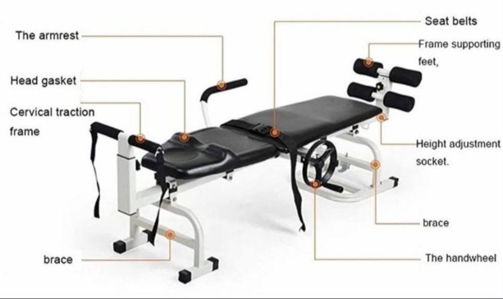 Тракционный стол Инверсионный стол тренажер для вытяжки позвоночника