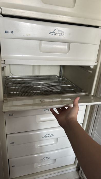 Голям вертикален фризер с чекмеджета и рафтове Snaigé