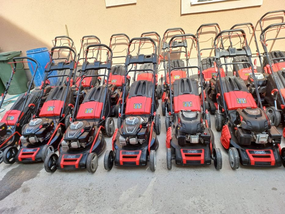 Masina de tuns gazon cu motor in 4 timpi scheppach diferite modele
