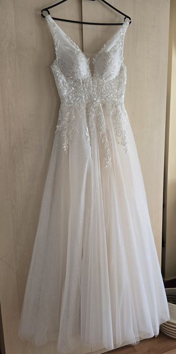 rochie mireasa ivory-cappuccino