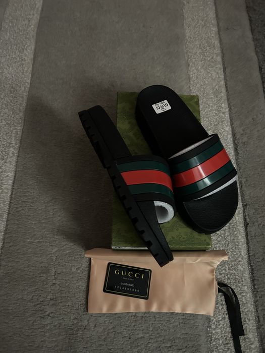 Gucci slides pentru vara