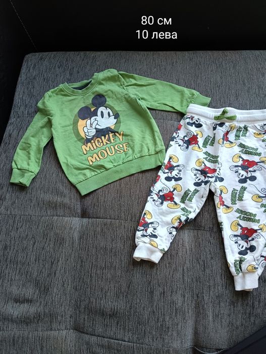 Комплект Мики маус размер  80 см