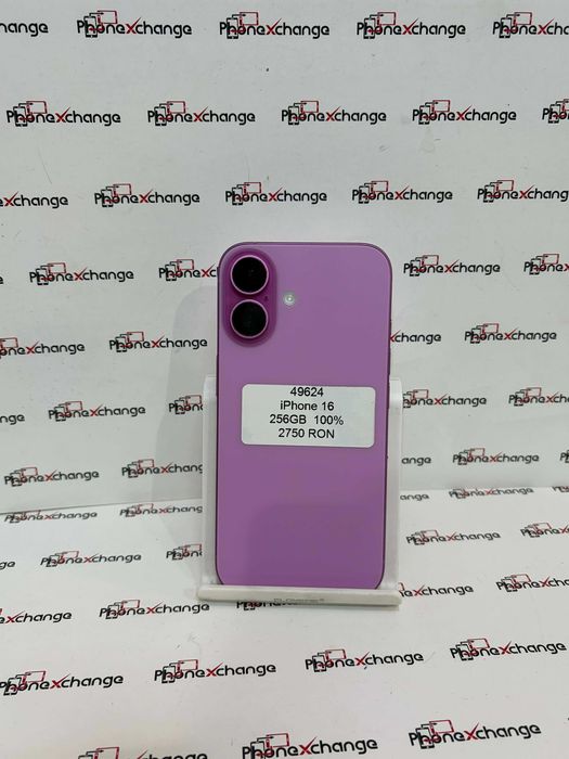 iPhone 16 Pink 256GB Neverlocked 100% 49624