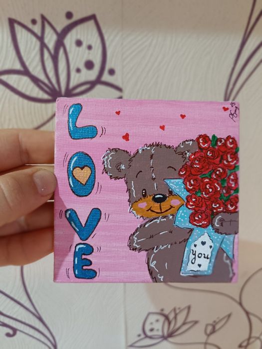 Миниатюи, ръчно рисувани магнитчета