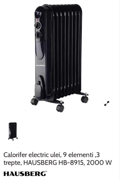 Calorifer electric HAUSBERG