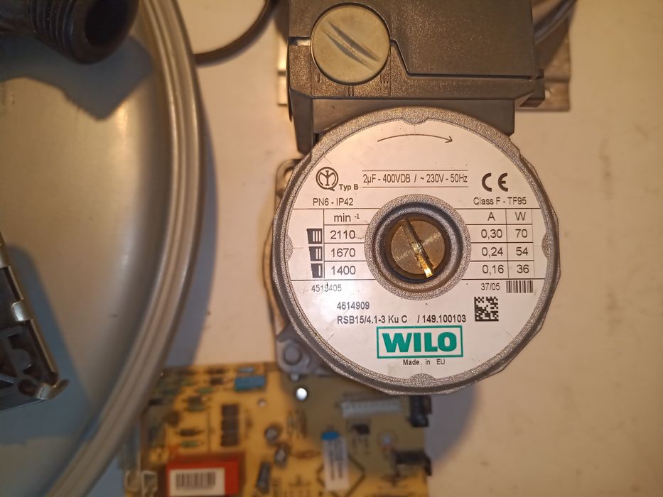 Mistral MBI Placa electronica Vas expansiune Vana gaz Pompa pantof