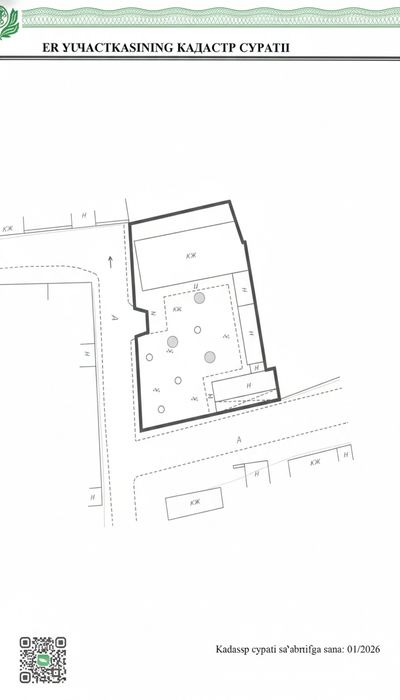 Продаётся участок Сергели узгарыш от центральной дороги 600 метров 
От