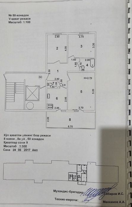 Chilonzor 8kv 3 hona