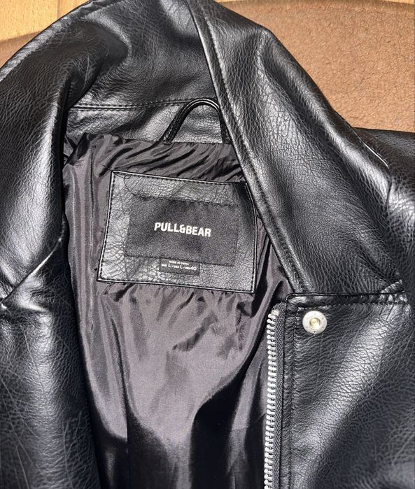 Geaca de piele Pull & Bear