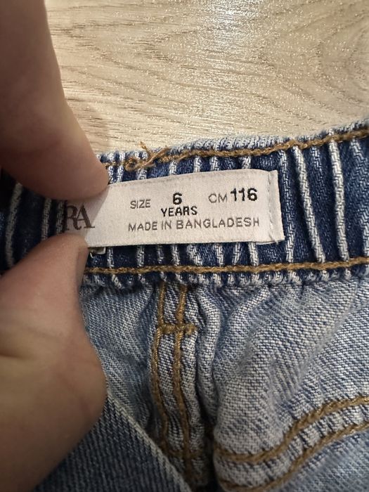 Шорты Zara девочке 5-6 лет размер 116