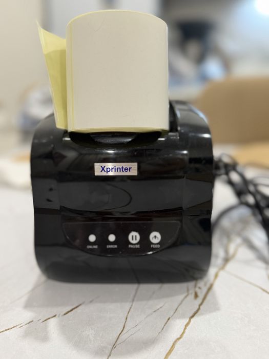 Продам принтер Xprinter+термолента+пакетики