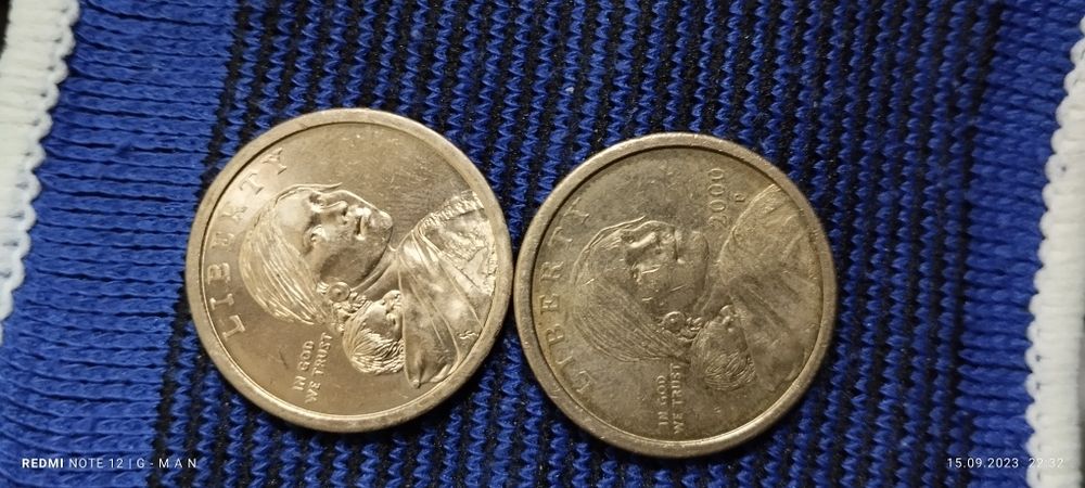 1 железный доллар Америки