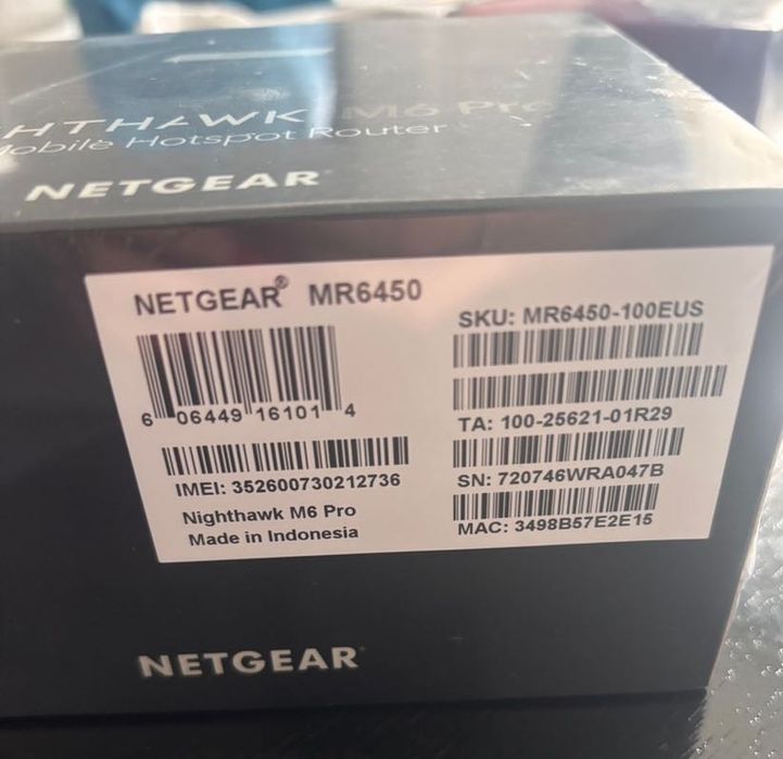Netgear nighthawk M6 Pro MR6450, Nou, Sigilat