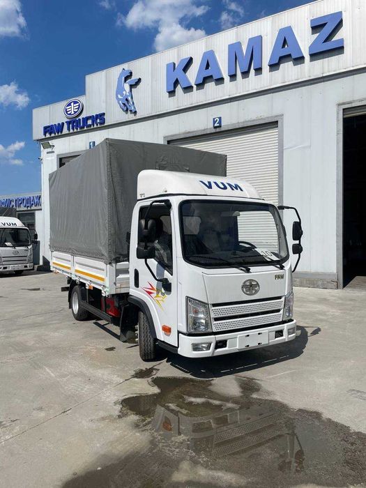 Автофургон бортовой с тентом FAW Tiger VR (15,2 м³), VUM1041