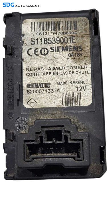 Contact Cititor Cartela Renault Megane 2 2002 - 2008 Cod S118539001E ( Plastic Rupt Cheie Mijloc ) [L7227]