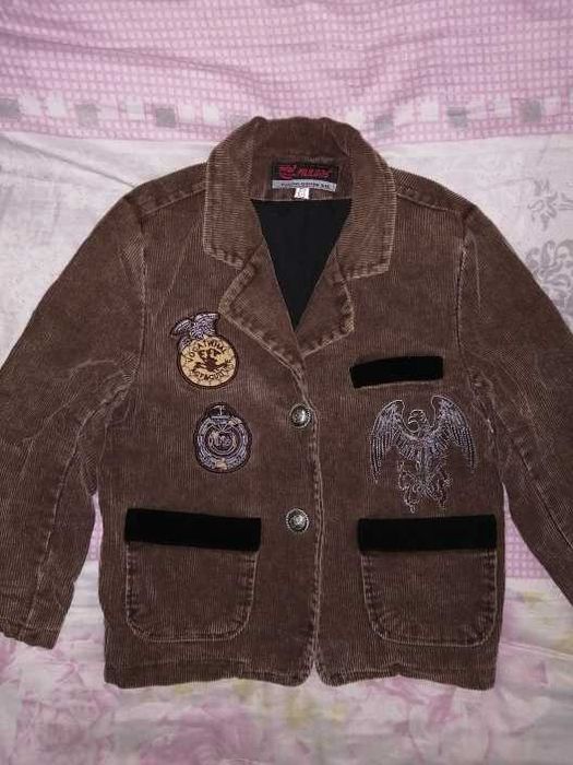 Пиджак вельвет на мальчика до 4-х лет примерно