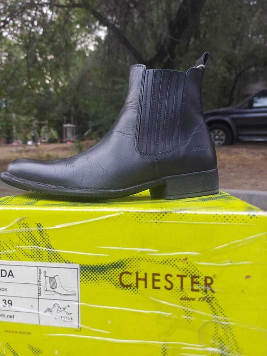 Кожаные ботинки для верховой езды