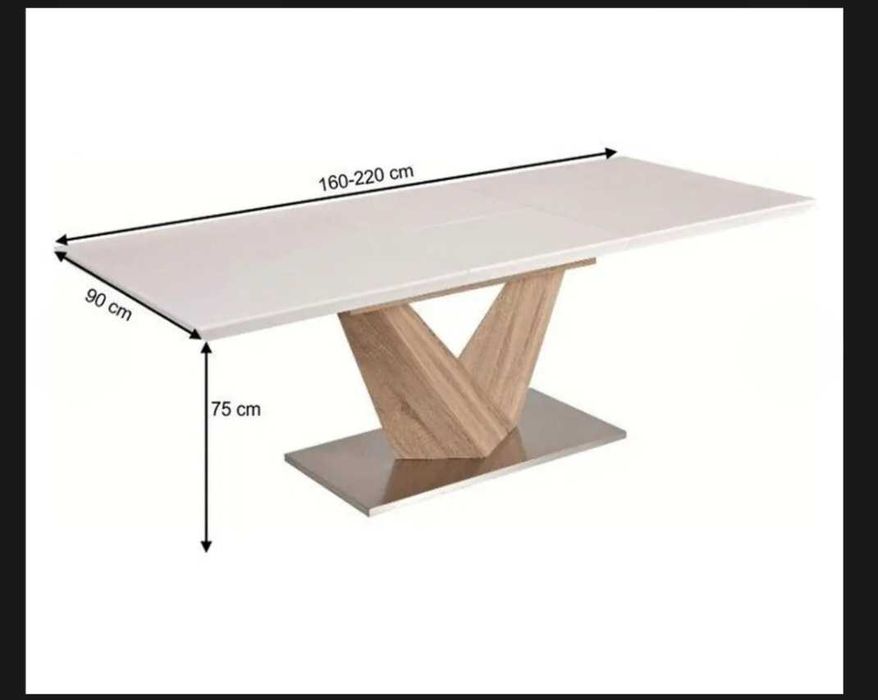 Трапеза маса MDF