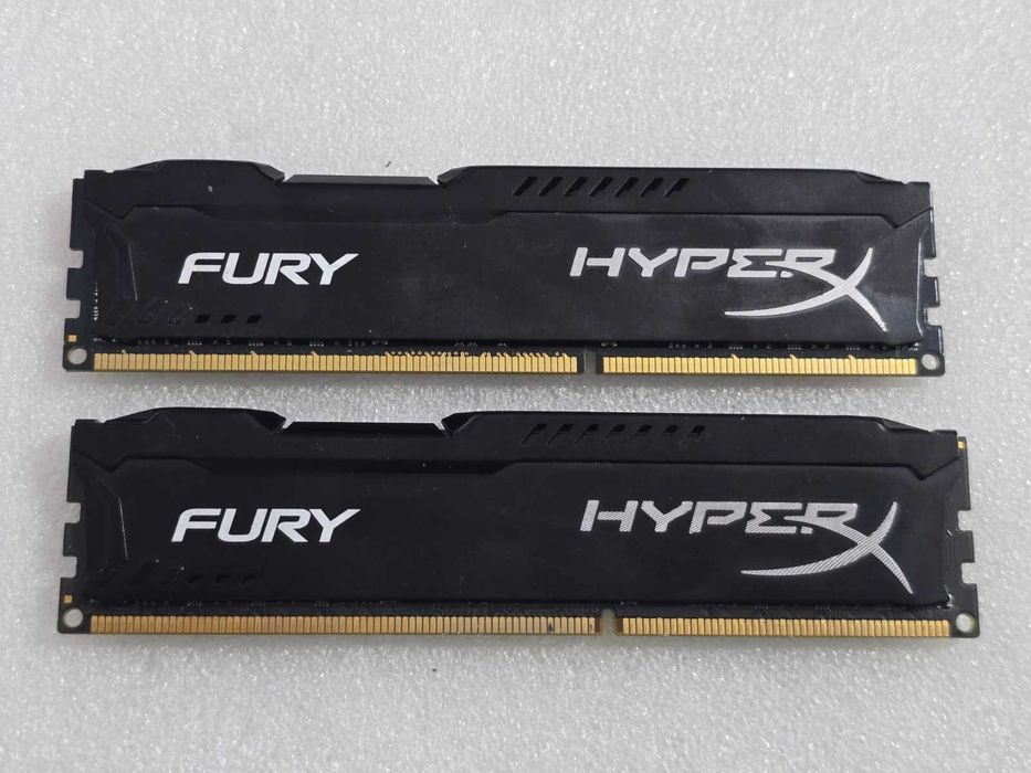 Kit Memorie RAM Kingston HyperX FURY Black 16GB (2x8GB) DDR3 1600MHz CL10 1.5V HX316C10FBK2/16