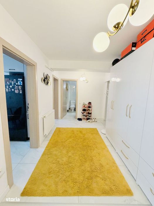 2 camere, decomandat, terasă, loc de parcare, bloc nou, mob/utilat