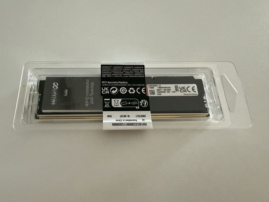 DDR5 Pc 1x32 GB KINGSTON Fury 6000