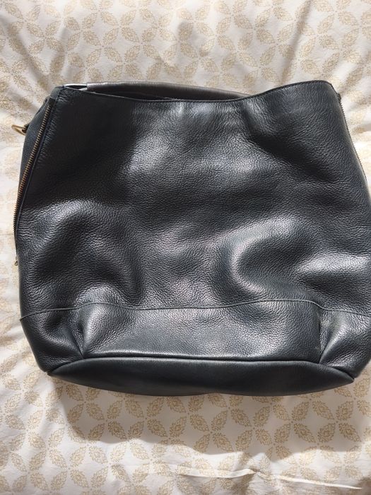 Geanta de piele Massimo dutti