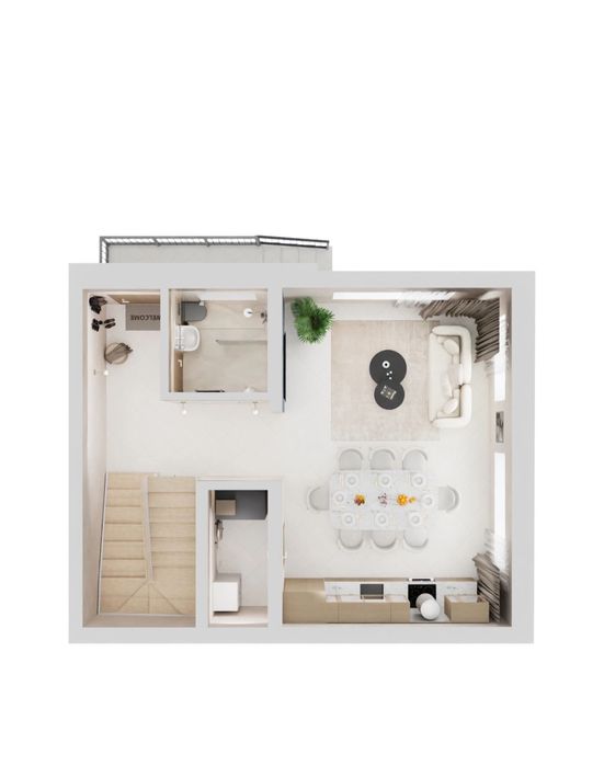 Oferta ! Penthuse cu Panorama  112 mp utilii + 60 mp terasa circulabila zona La Soare Dedeman