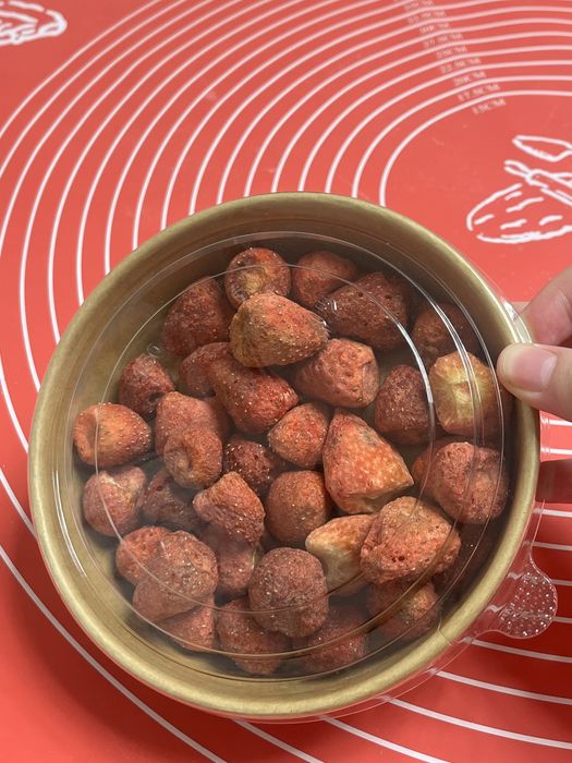 Сублимированная клубника,фрукты