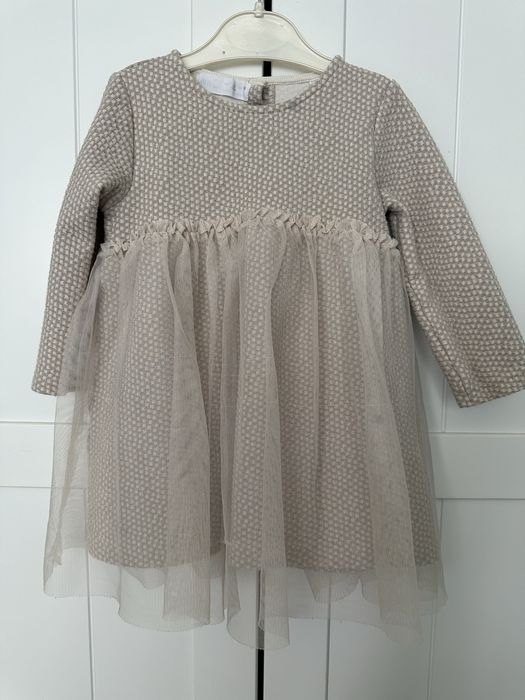 Lot 3 rochii Zara, Reserved si Pepco, cu maneci lungi, 98 cm, 2-3 ani