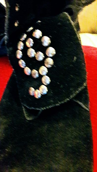 Cizme elegante băieți DAKAR din piele naturala întoarsă,mas. 42