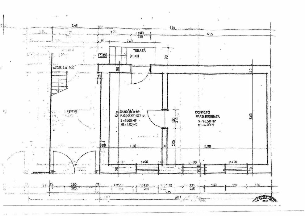 Spatiu comercial de inchiriat Tg. Mures, zona centrala, 43mp