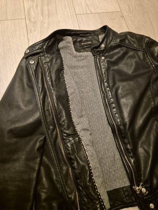 Geaca piele dama Massimo Dutti