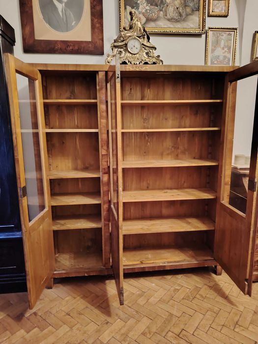 Vitrina /biblioteca antic Bidermeier