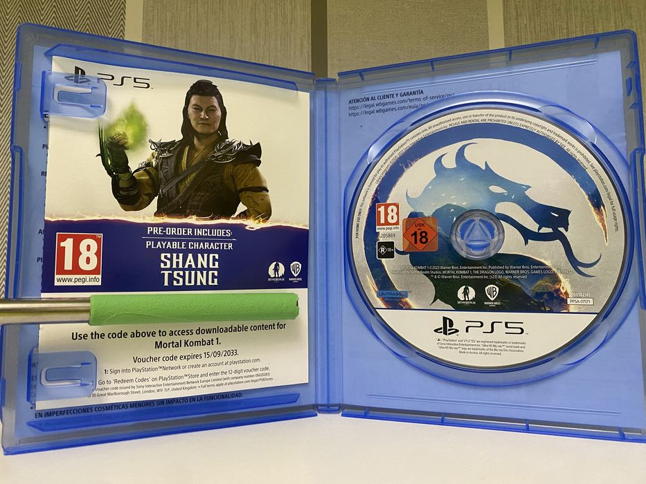 Диск Mortal Kombat 1 (MK1) для PS5