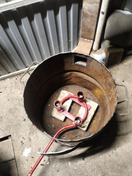 Ошак печ с казаном